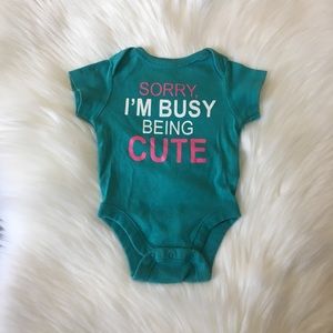 30% Off Bundles! “I’m Too Busy Being Cute” Onesie!